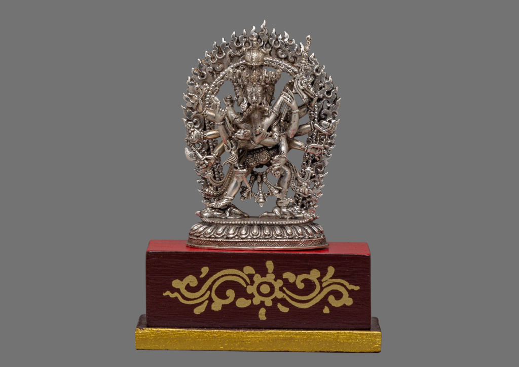  4'' chakra sambat silver plated with twaka